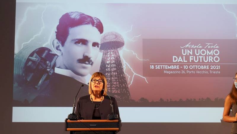 Gojković otvorila izložbu o Nikoli Tesli u Trstu